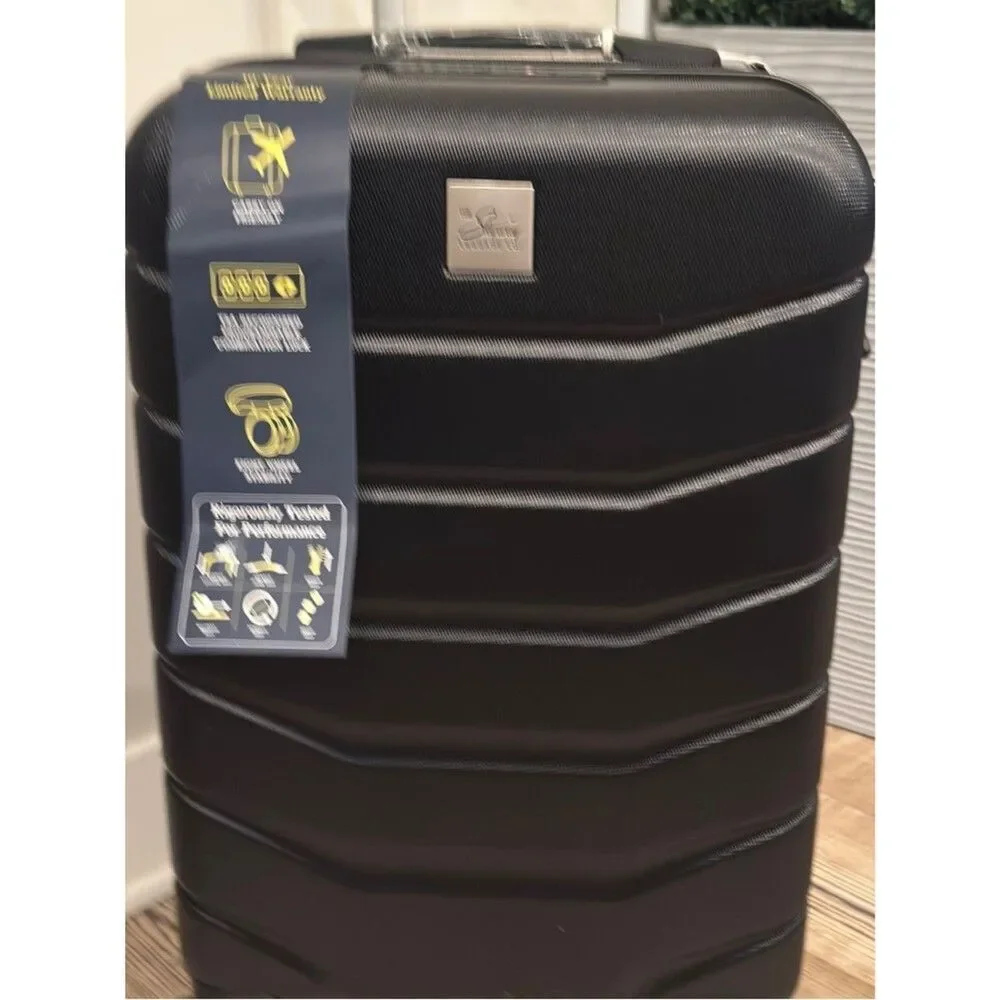 Skyway Epic 2.0 Hardside Carry-On 22 Rolling Suitcase Hard Shell Luggage - Black
